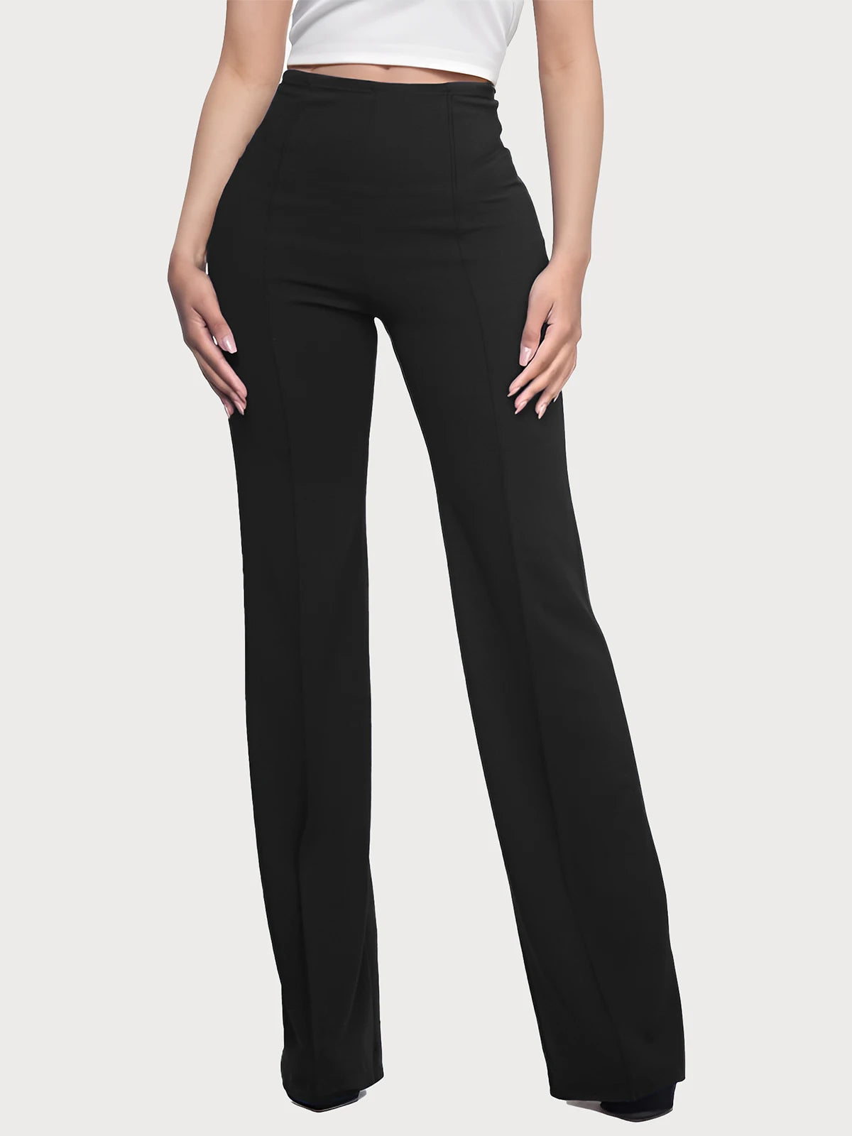 Women's High Waist Dress Pants Trouser  women clothes  elegante