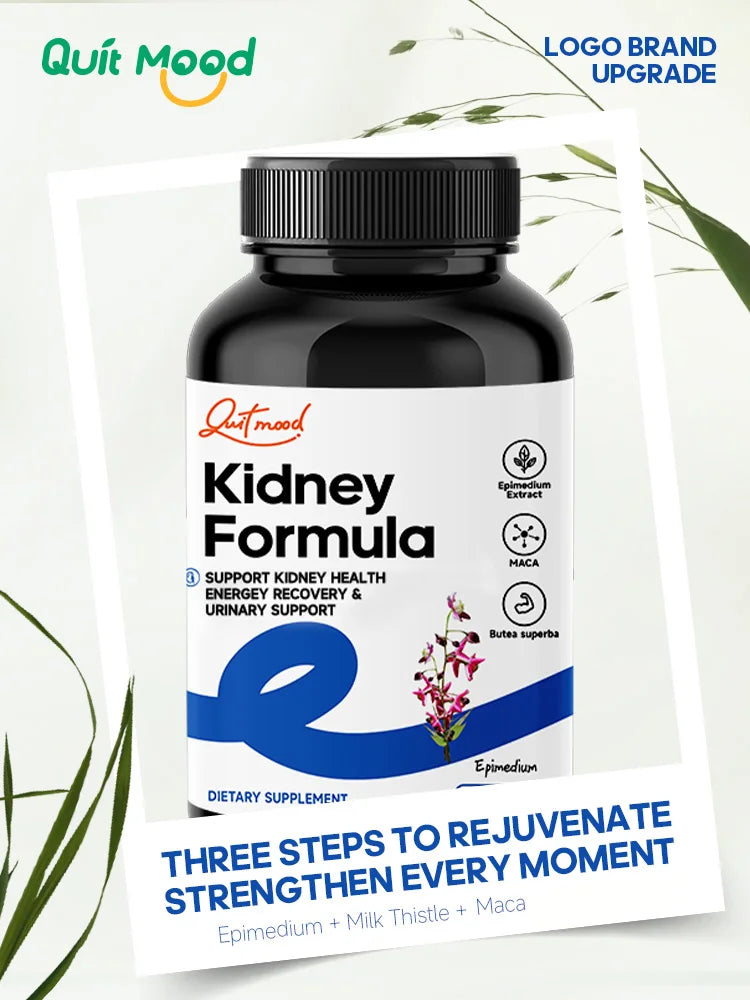Quitmood Kidney Support Supplement - Kidney Cleanse, Detox & Repair for Men and Women