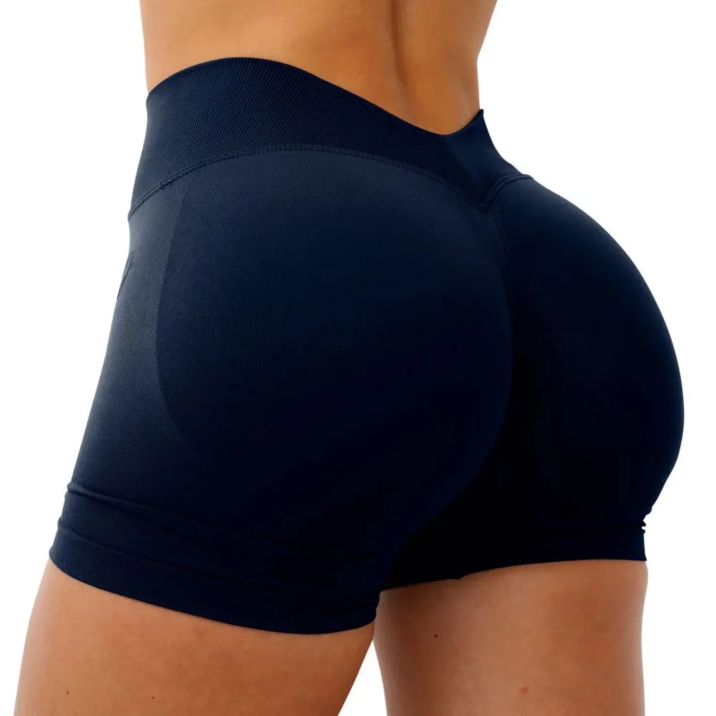 Short Gym Woman V Waist High Waist Fitness Training Yoga Clothing Running Butt Lifting Workout Leggings Cycling Sports Shorts