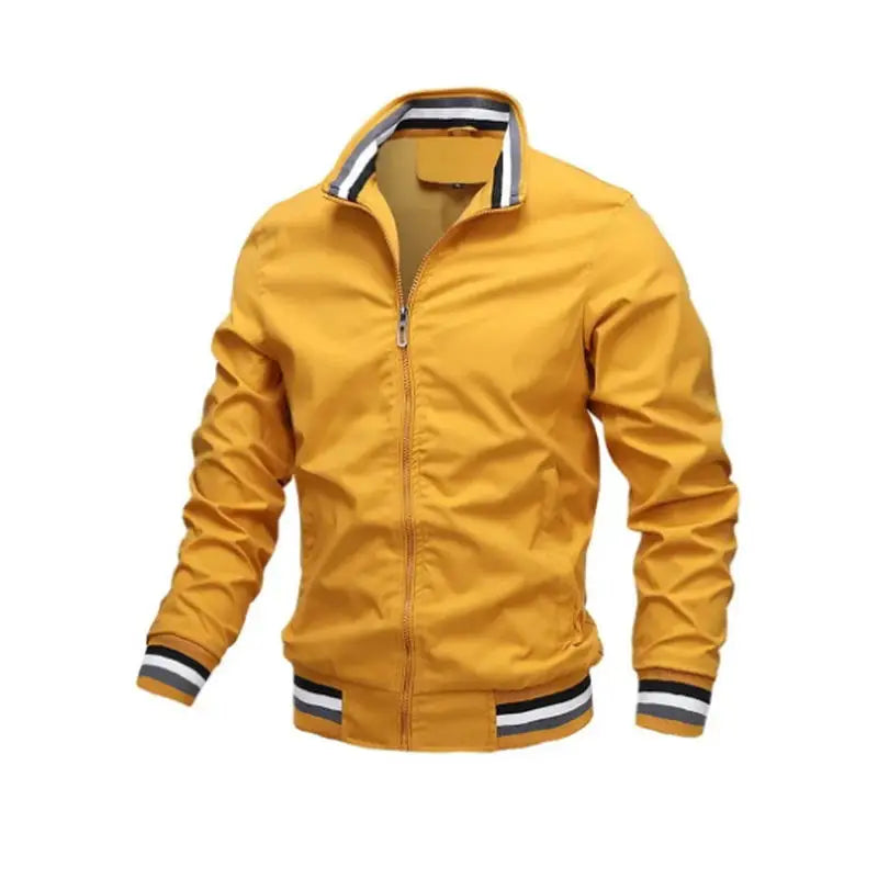 Men Windbreaker Jacket White Casual Jacket Fashion Men Outdoor Waterproof Sports Coat Spring Summer Bomber jacket Men Clothing