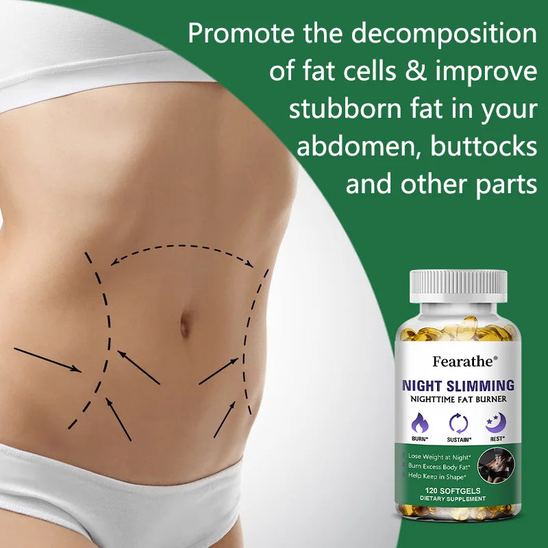 Night Fat Burning, Sleep and Weight Management, Eliminate Belly Fat, Promote Energy Metabolism, Suitable for Both Men and Women
