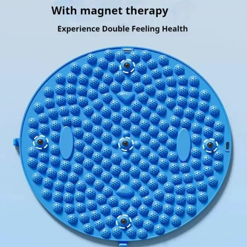 Foot Yoga Massage Acupressure Board Mat Muscle Relaxation Round Exercise Mat Fitness Foot Training Acupuncture Physiotherapy2027