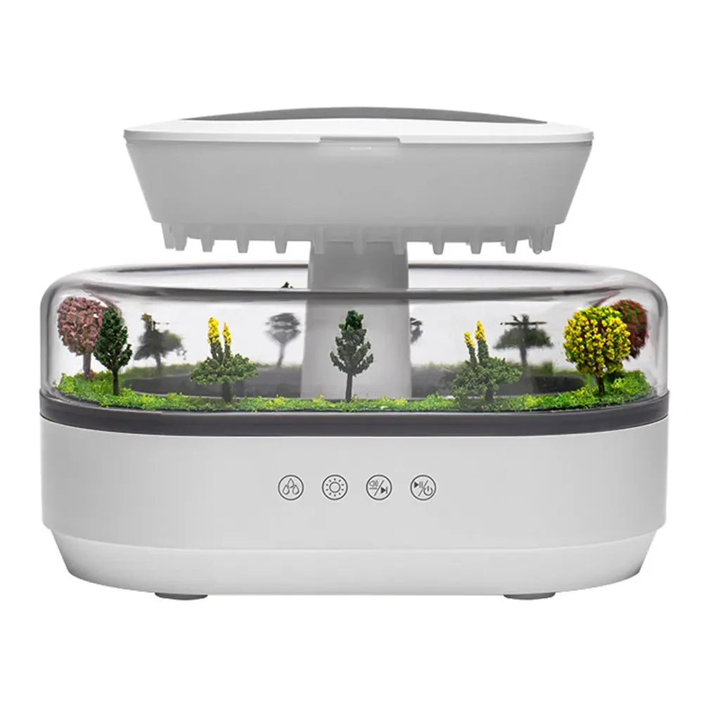 Air Humidifier Water Drip Micro Landscape Essential Oil Diffuser with 7 Night Light Aroma Diffuser for Home Office