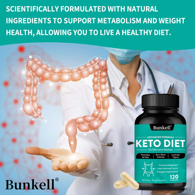 Keto Diet Supplement - for Men and Women - Anti-inflammatory, Antioxidant, Boost Metabolism,  Balance Energy Levels - Non-GMO