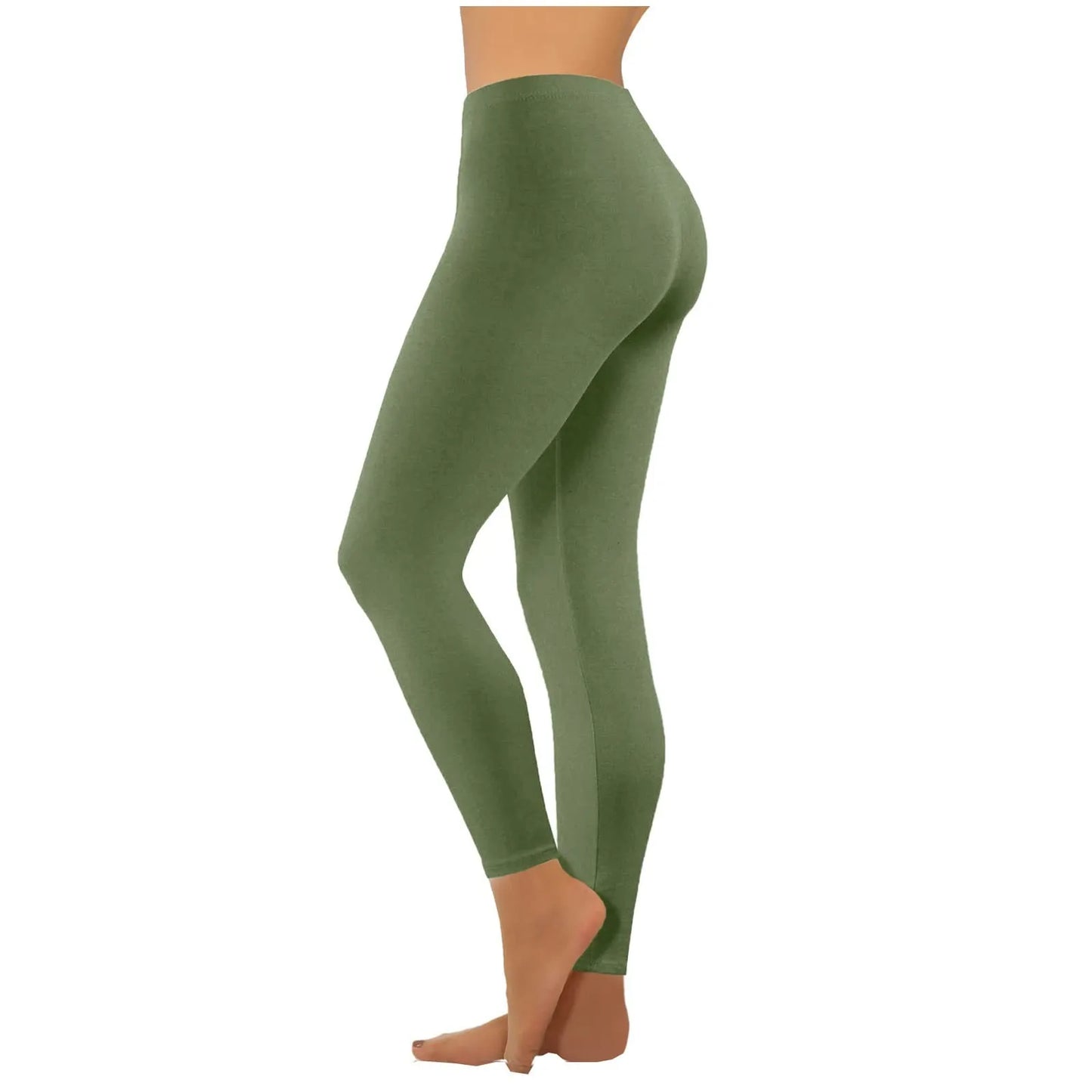 Women'S Low-Rise Slim-Fit Nine-Point Leggings Casual Hip Lift Yoga Pants