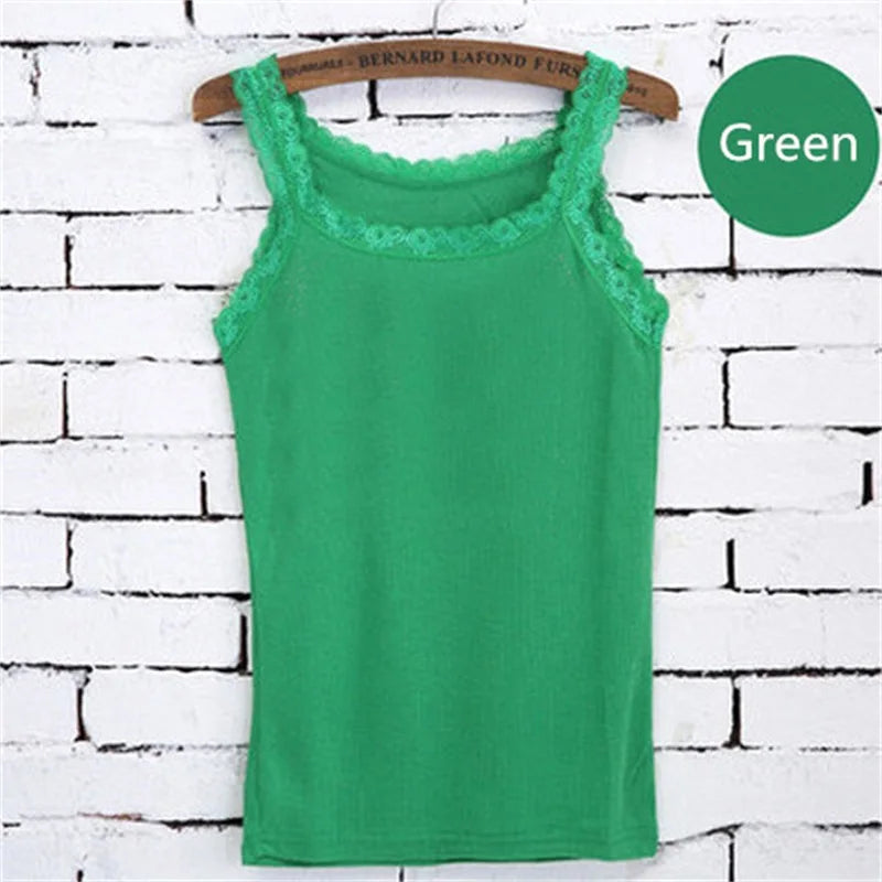 2025 Summer Top Women Sleeveless Lace Tank Top Sexy Women's T-shirt Vest Tank Tops Female Vest Tops White Black Underwear Women