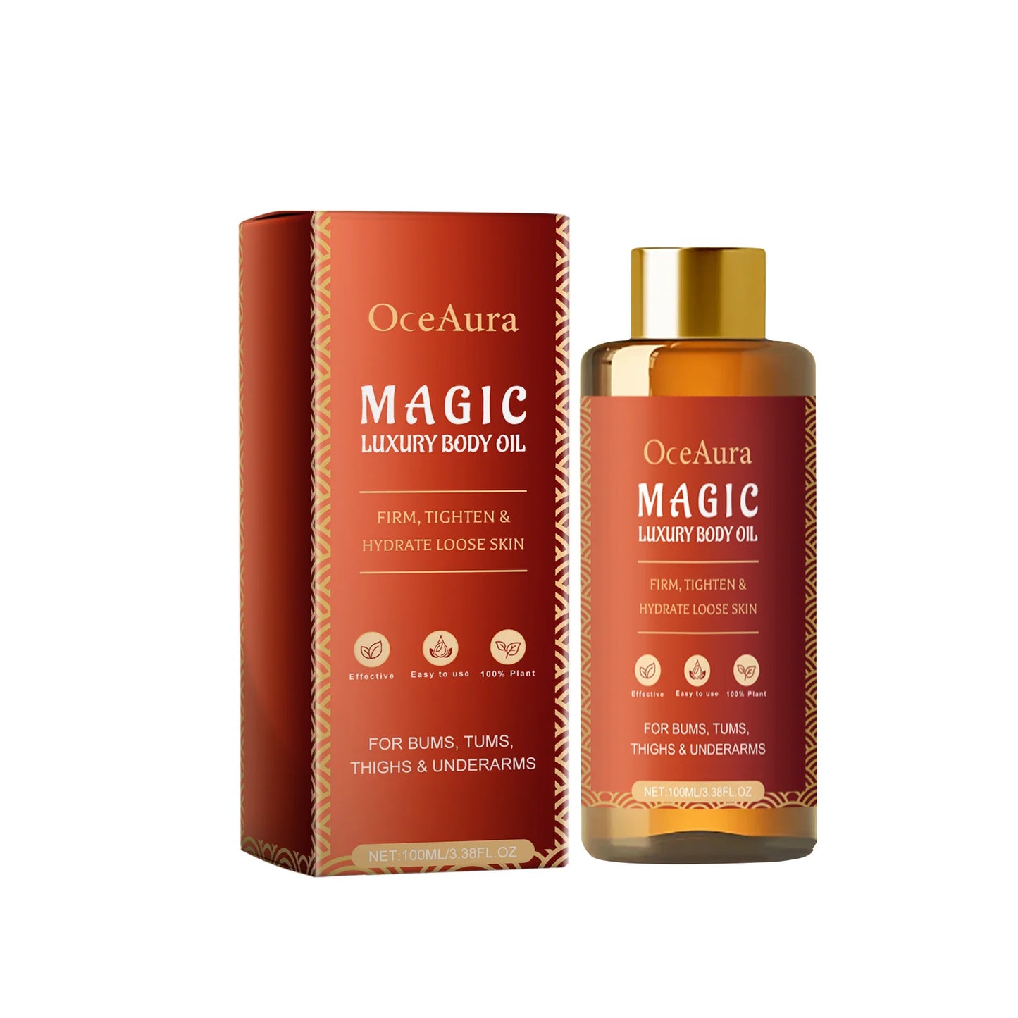 Body Firming Oil Deep Moisturizing Improve Sagging Skin Tightening Increase Elasticity Nourishing Magic Luxury Body Care 100ml