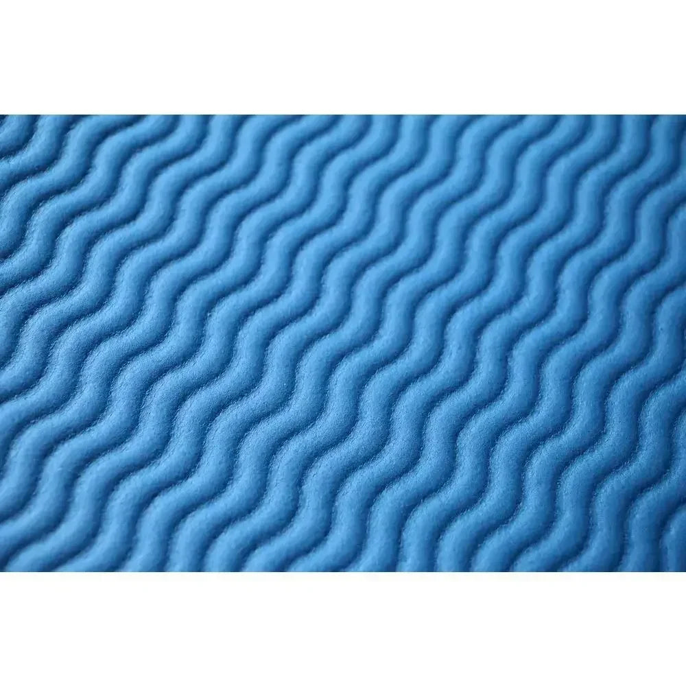 Thick Exercise Yoga Floor Mat Nbr 24 x 71 Inches, Great for Camping, Cardio Workouts, Pilates,Gymnastics,Carrying Strap Included
