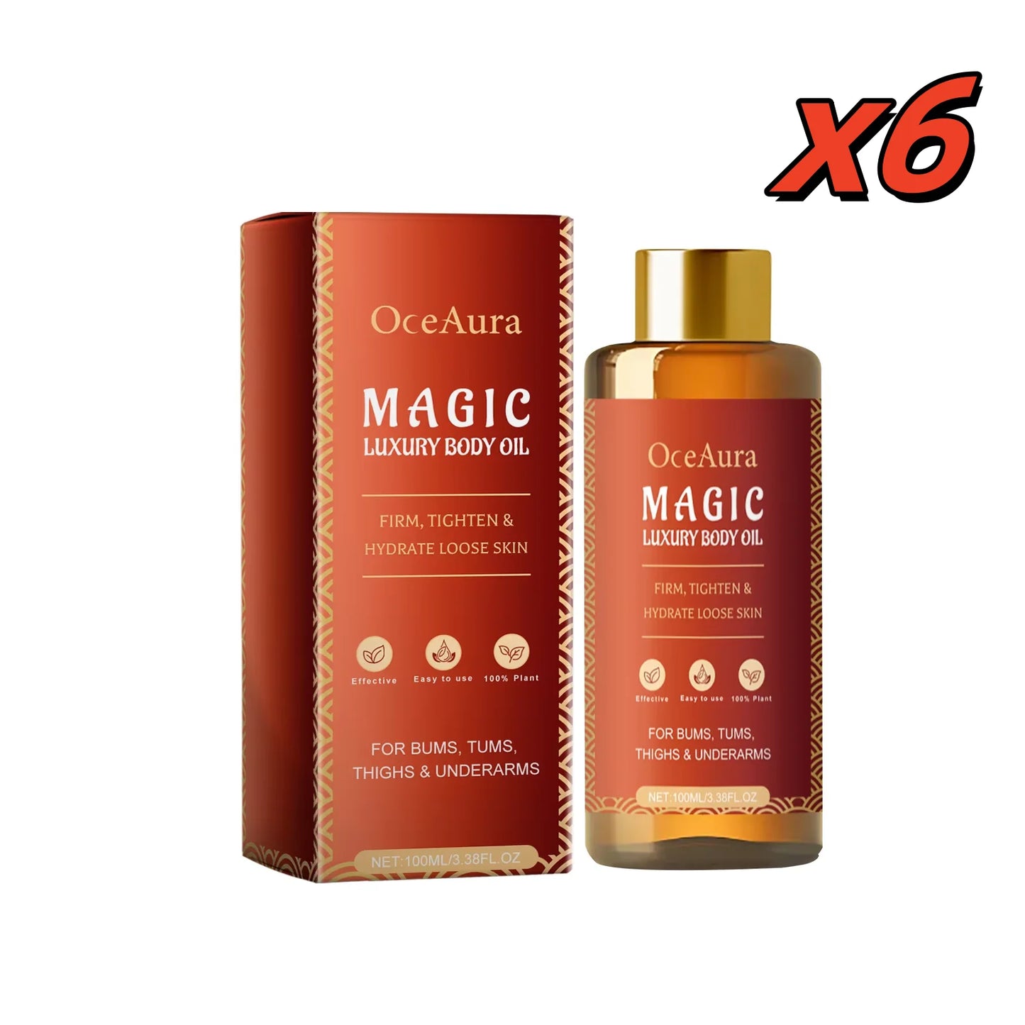 Body Firming Oil Deep Moisturizing Improve Sagging Skin Tightening Increase Elasticity Nourishing Magic Luxury Body Care 100ml