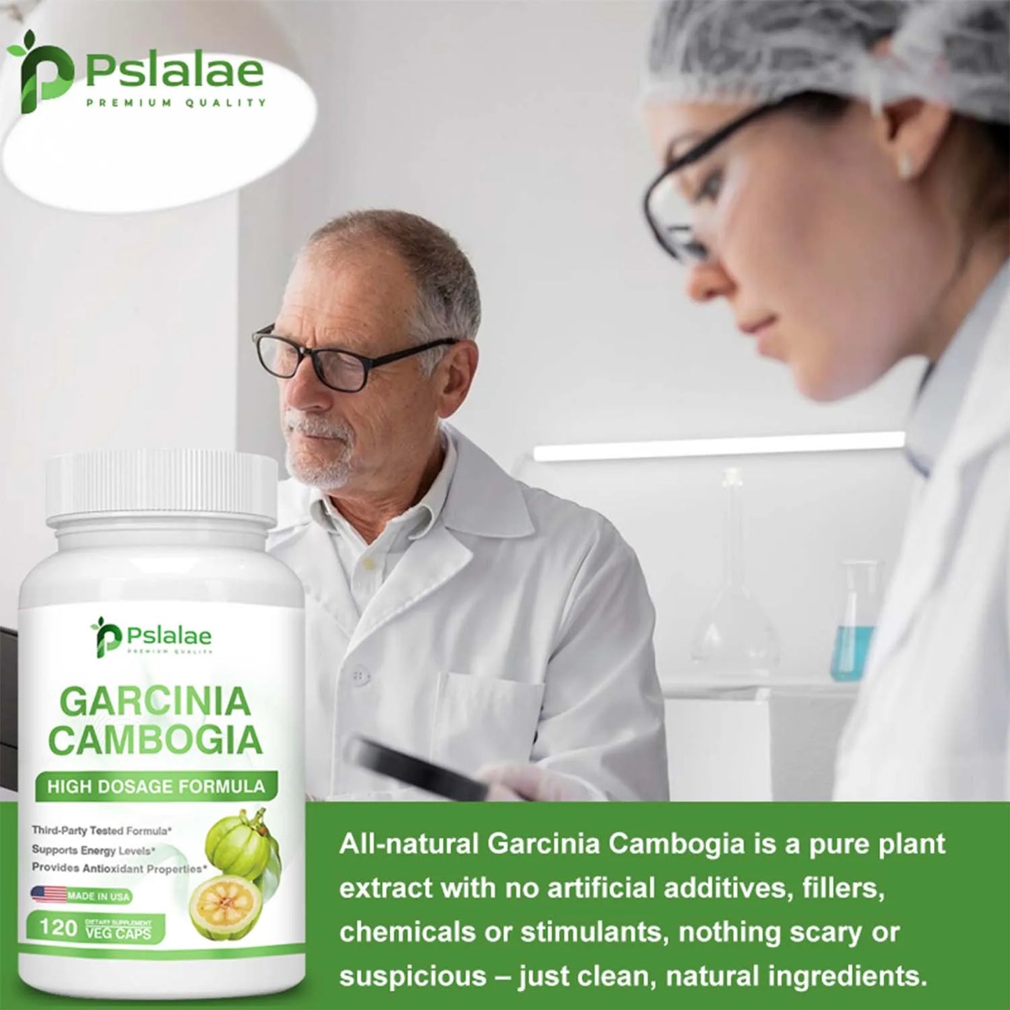 Garcinia Cambogia - Metabolism Boosting, Weight Management, Detoxification, Fat Burning - 120 Capsules