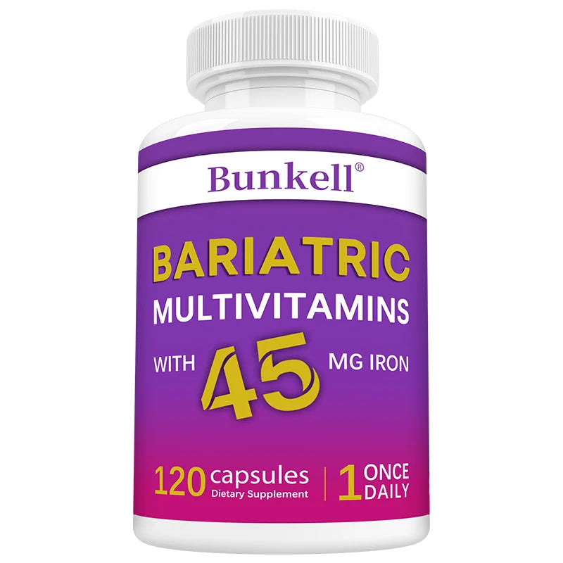 Multivitamin with 45 mg Iron, Weight Management Capsules, Supports Burning Belly Fat, Weight Management, 120 Capsules