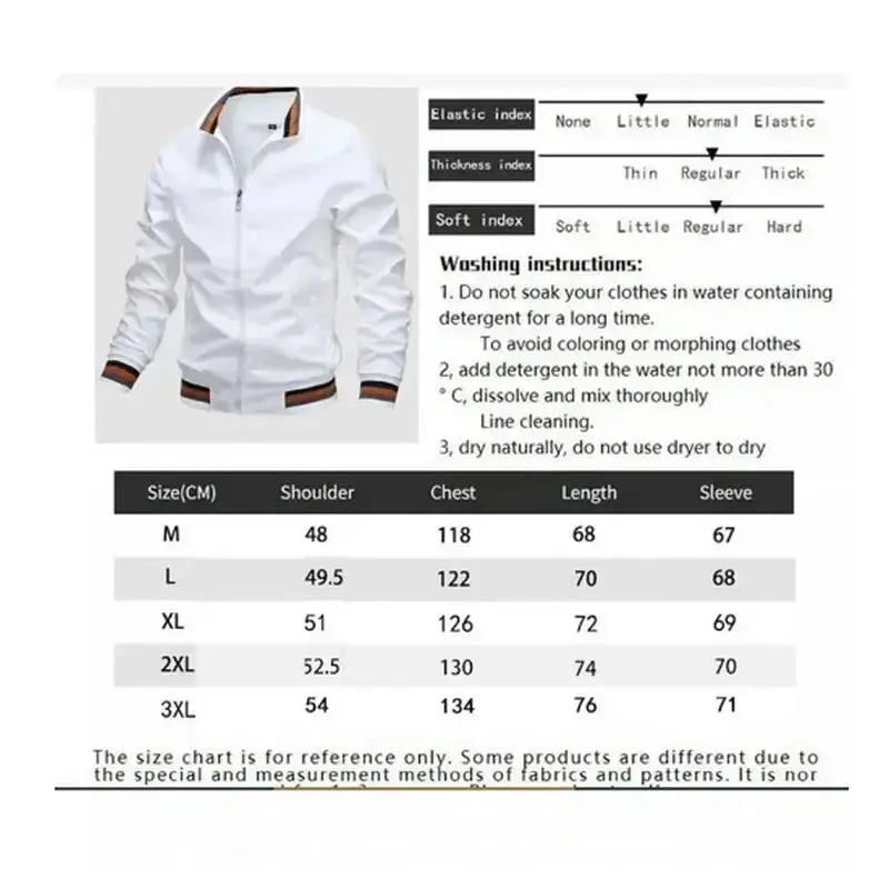 Men Windbreaker Jacket White Casual Jacket Fashion Men Outdoor Waterproof Sports Coat Spring Summer Bomber jacket Men Clothing
