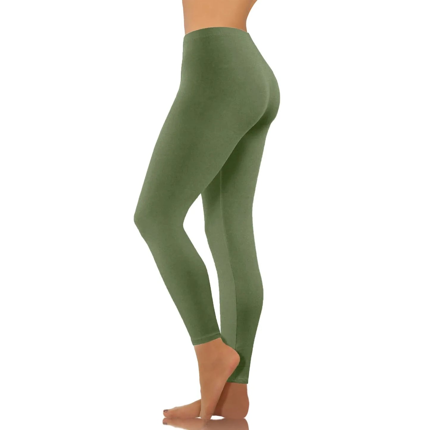 Women'S Low-Rise Slim-Fit Nine-Point Leggings Casual Hip Lift Yoga Pants