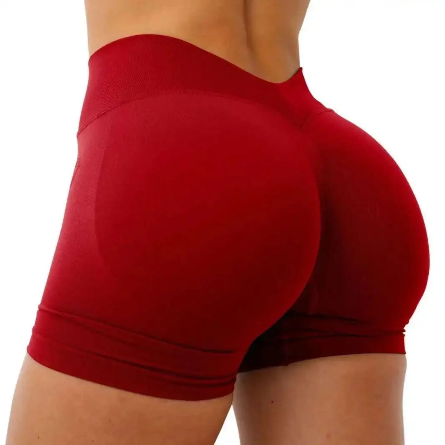 Short Gym Woman V Waist High Waist Fitness Training Yoga Clothing Running Butt Lifting Workout Leggings Cycling Sports Shorts