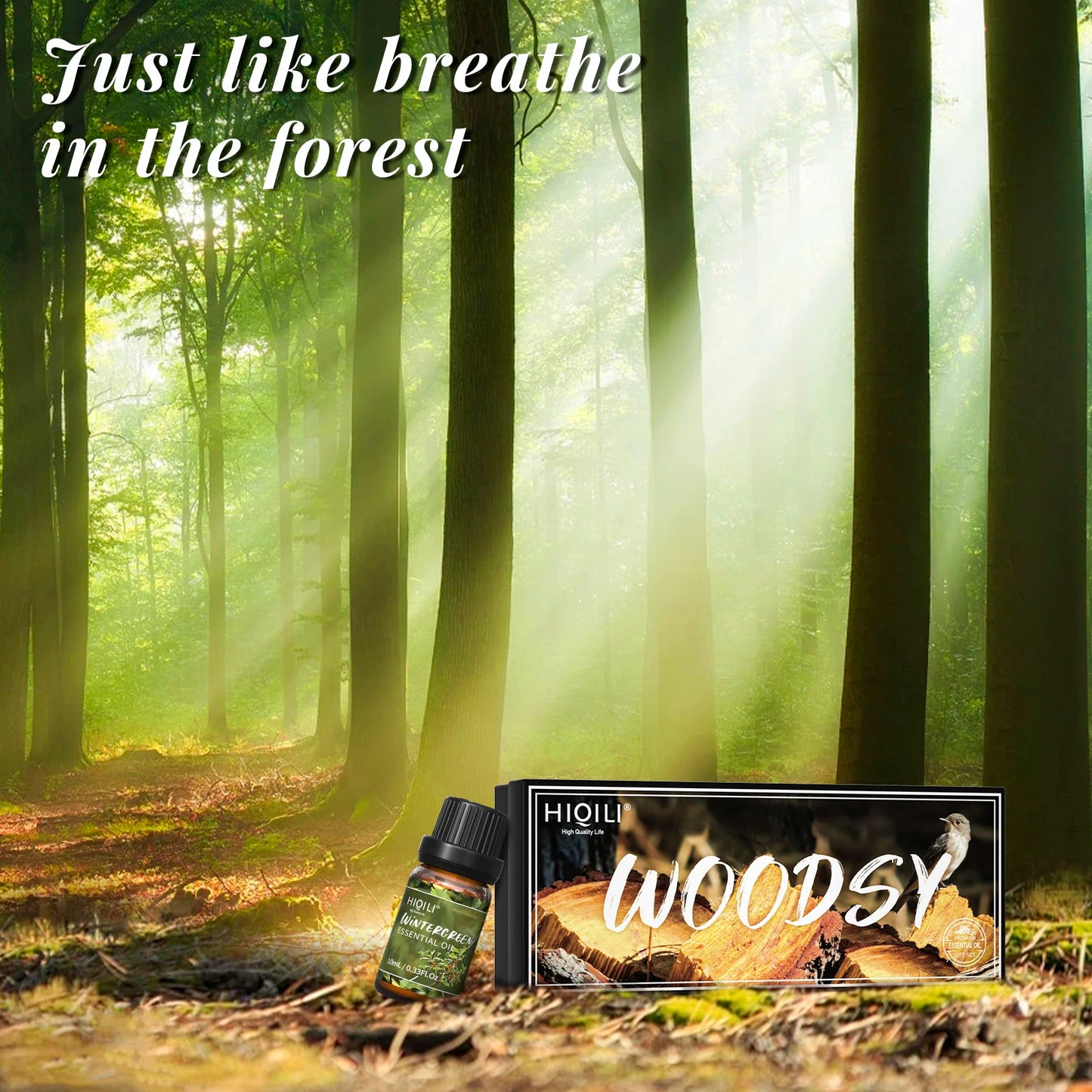 Fragrance Oil Set, 6 PCS*10mL Pure Perfume Oil Set for Gift Aromatherapy Diffuser DIY Perfume Candle Soap Making