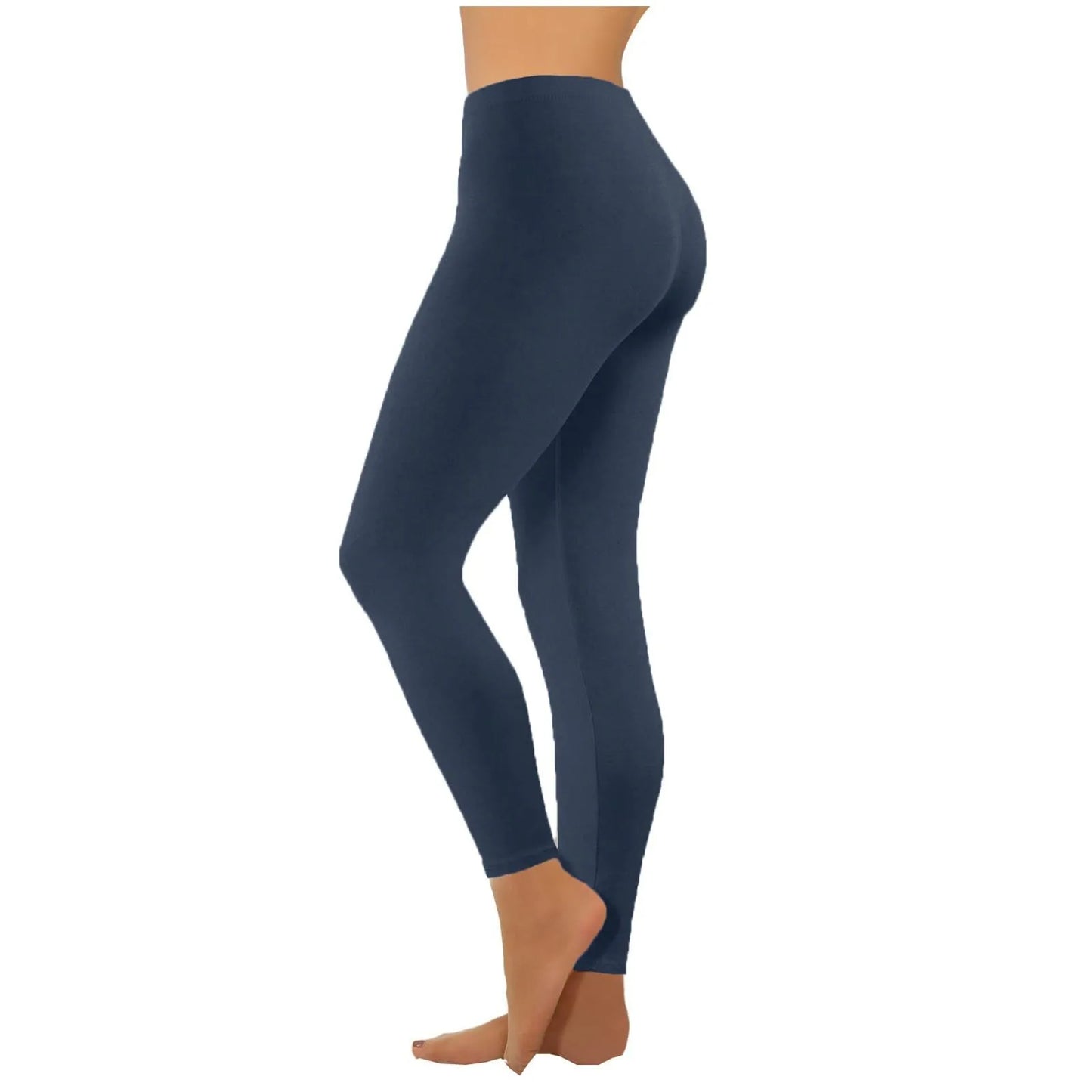 Women'S Low-Rise Slim-Fit Nine-Point Leggings Casual Hip Lift Yoga Pants