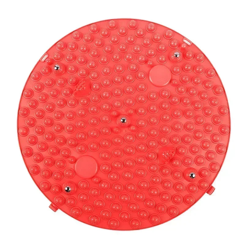 Foot Yoga Massage Acupressure Board Mat Muscle Relaxation Round Exercise Mat Fitness Foot Training Acupuncture Physiotherapy2027