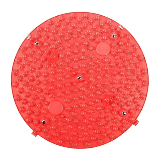Foot Yoga Massage Acupressure Board Mat Muscle Relaxation Round Exercise Mat Fitness Foot Training Acupuncture Physiotherapy2027