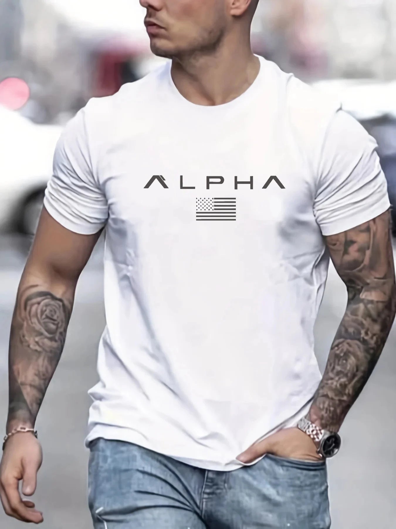 Men's summer 100 cotton fashionable casual loose solid color multi-color optional sports round neck short sleeved T-shirt top