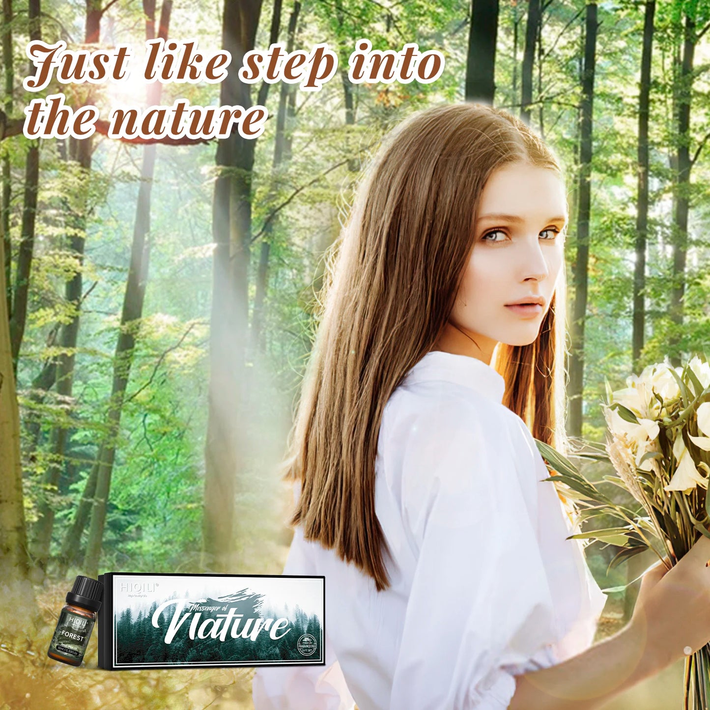 Fragrance Oil Set, 6 PCS*10mL Pure Perfume Oil Set for Gift Aromatherapy Diffuser DIY Perfume Candle Soap Making