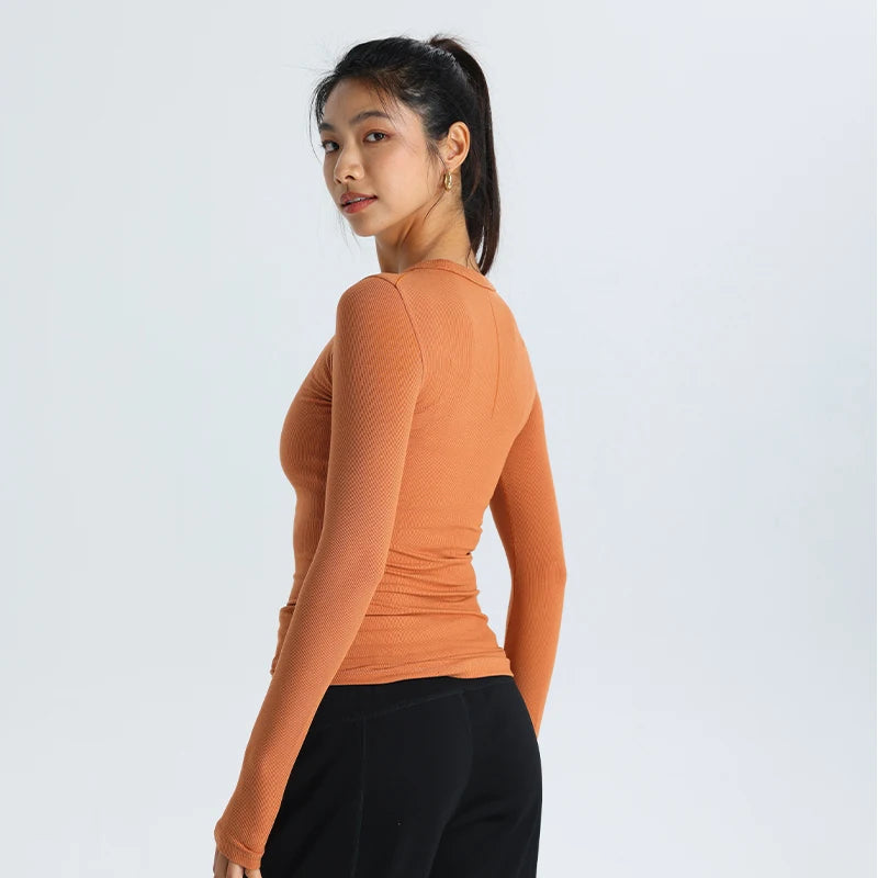 Yoga Clothes Women Top Women's Gym Clothing Shirts T Shirt Sport Femme Great Tops Long Sleeve T-shirts Woman Clothing Sportswear