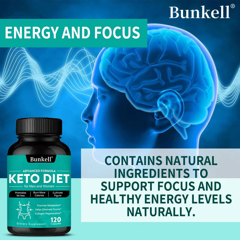 Keto Diet Supplement - for Men and Women - Anti-inflammatory, Antioxidant, Boost Metabolism,  Balance Energy Levels - Non-GMO